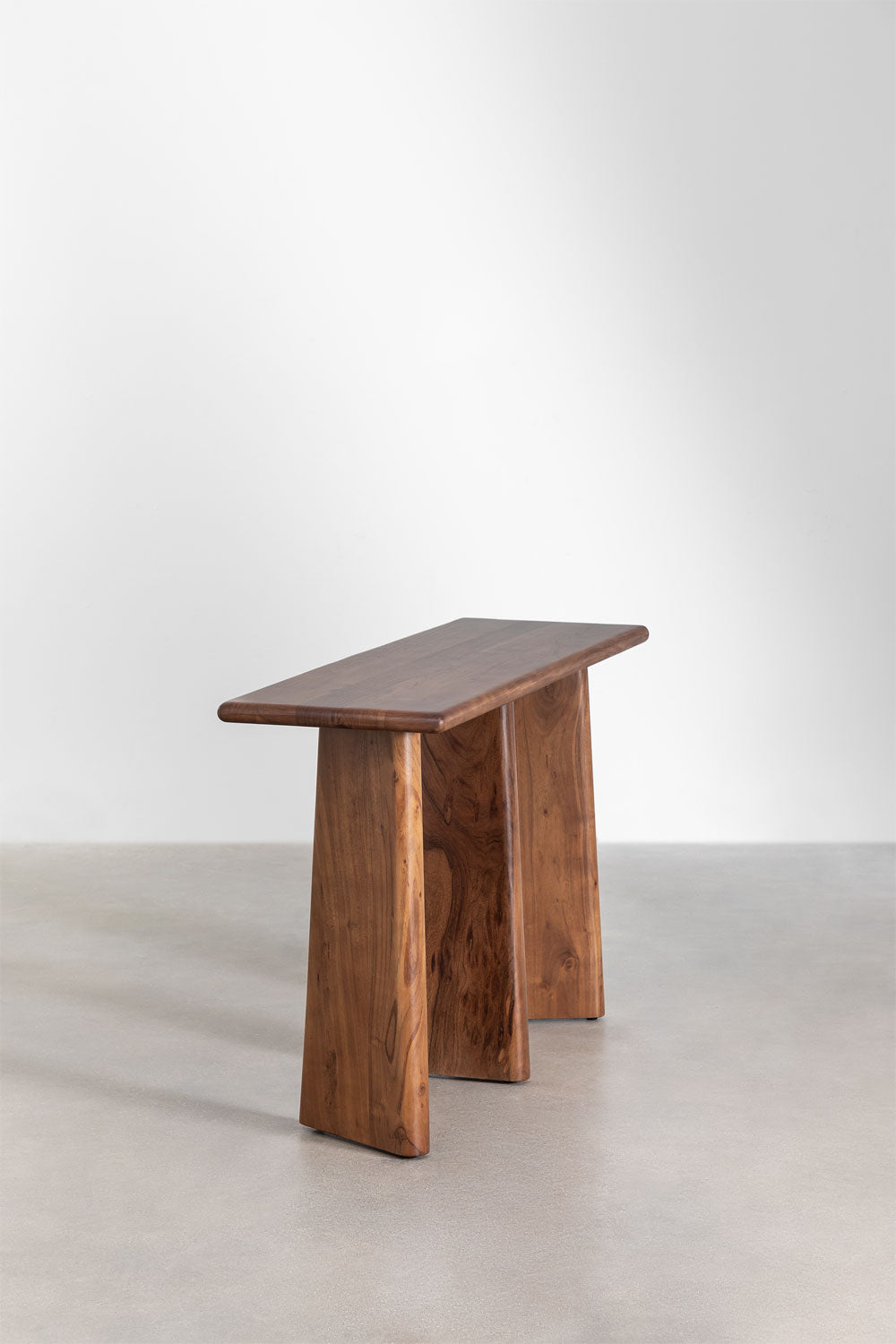 AMBYL console table, acacia wood, brown