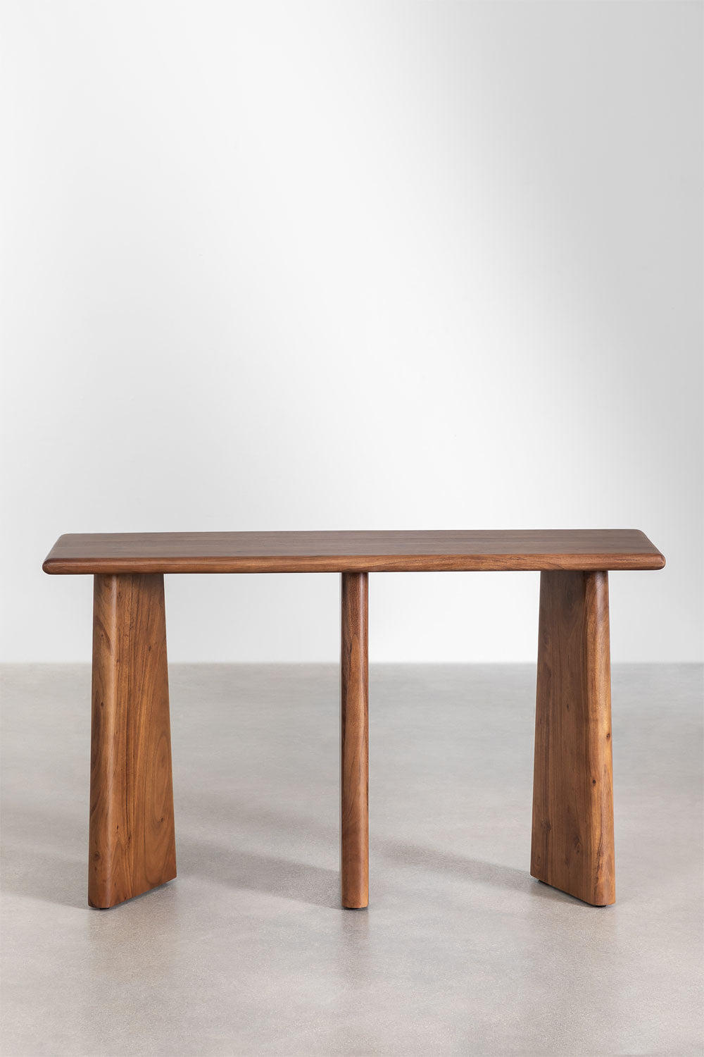 AMBYL console table, acacia wood, brown