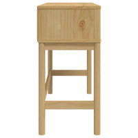 Konsolinis staliukas FLORO, vaško rudas, 89,5x36,5x73cm, pušis - Namų Idėja