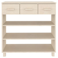 Konsolinis staliukas HAMAR, medaus rudas, 90x35x90cm, pušis - Namų Idėja