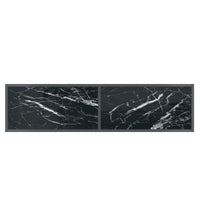 Konsolinis staliukas, juodas, 140x35x75,5cm, grūdintas stiklas - Namų Idėja