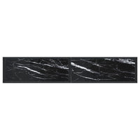 Konsolinis staliukas, juodo marmuro, 180x35x75,5cm, stiklas - Namų Idėja