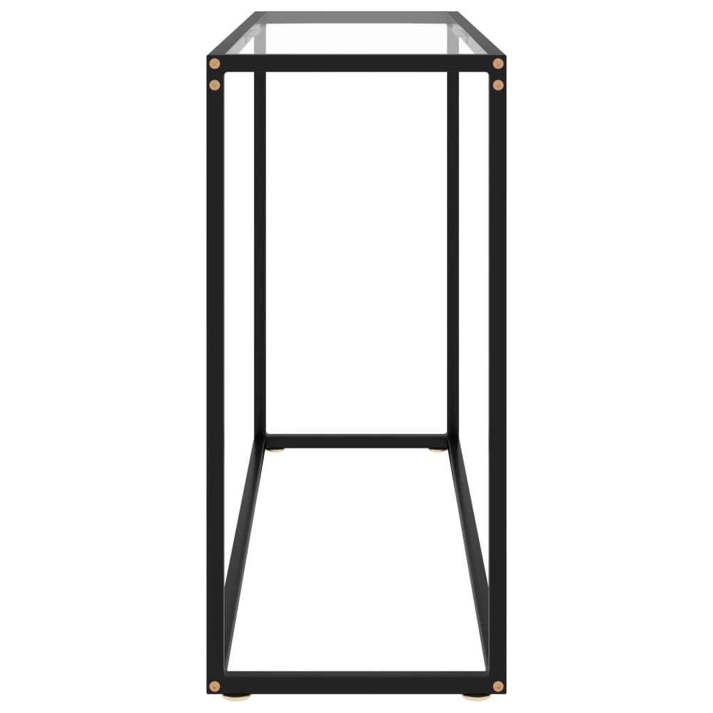 Konsolinis staliukas, skaidrus, 100x35x75cm, grūdintas stiklas - Namų Idėja