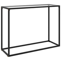 Konsolinis staliukas, skaidrus, 100x35x75cm, grūdintas stiklas - Namų Idėja