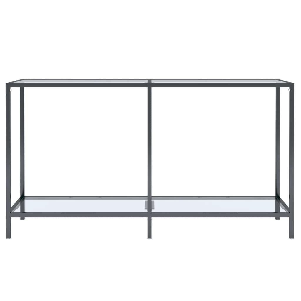 Konsolinis staliukas, skaidrus, 140x35x75,5cm, stiklas - Namų Idėja