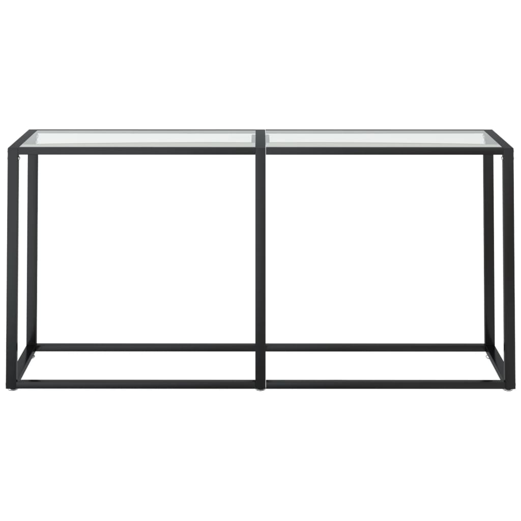 Konsolinis staliukas, skaidrus, 160x35x75,5cm, stiklas - Namų Idėja