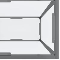 Konsolinis staliukas, skaidrus, 160x35x75,5cm, stiklas - Namų Idėja