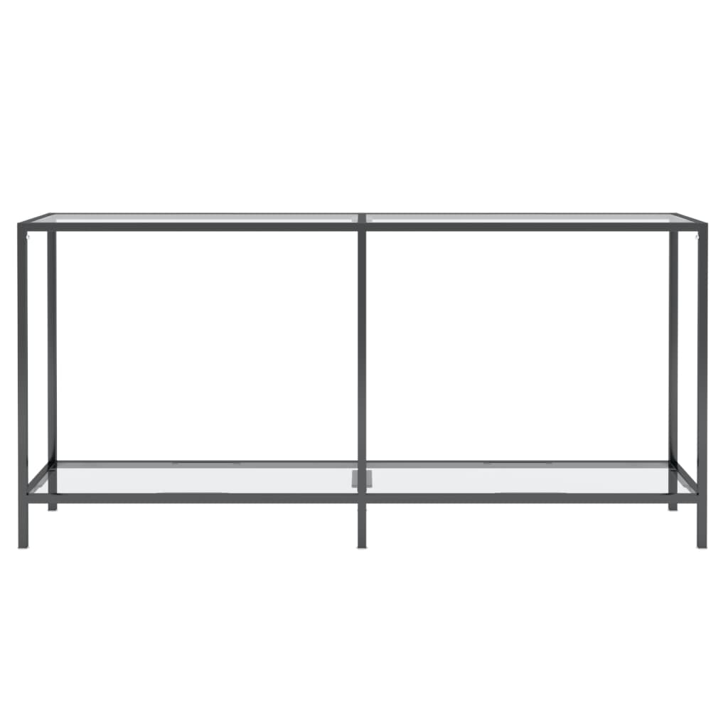 Konsolinis staliukas, skaidrus, 160x35x75,5cm, stiklas - Namų Idėja