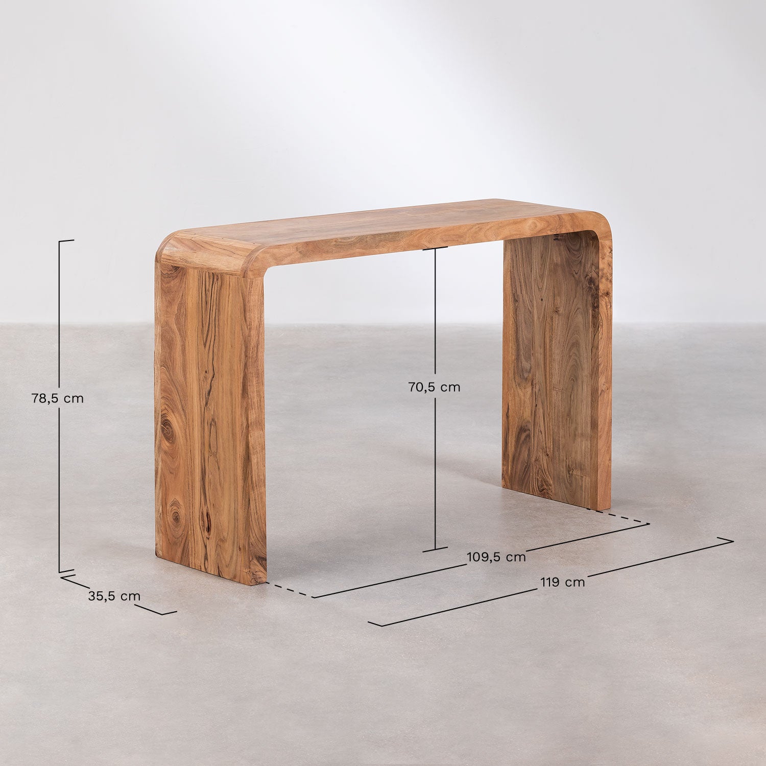 VACRY Console table, acacia wood