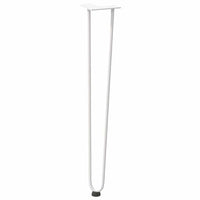 Konsolinių staliukų kojelės, 4 vnt., baltos, 72 cm, plienas - Namų Idėja