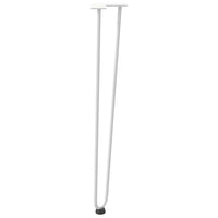 Konsolinių staliukų kojelės, 4 vnt., baltos, 72 cm, plienas - Namų Idėja
