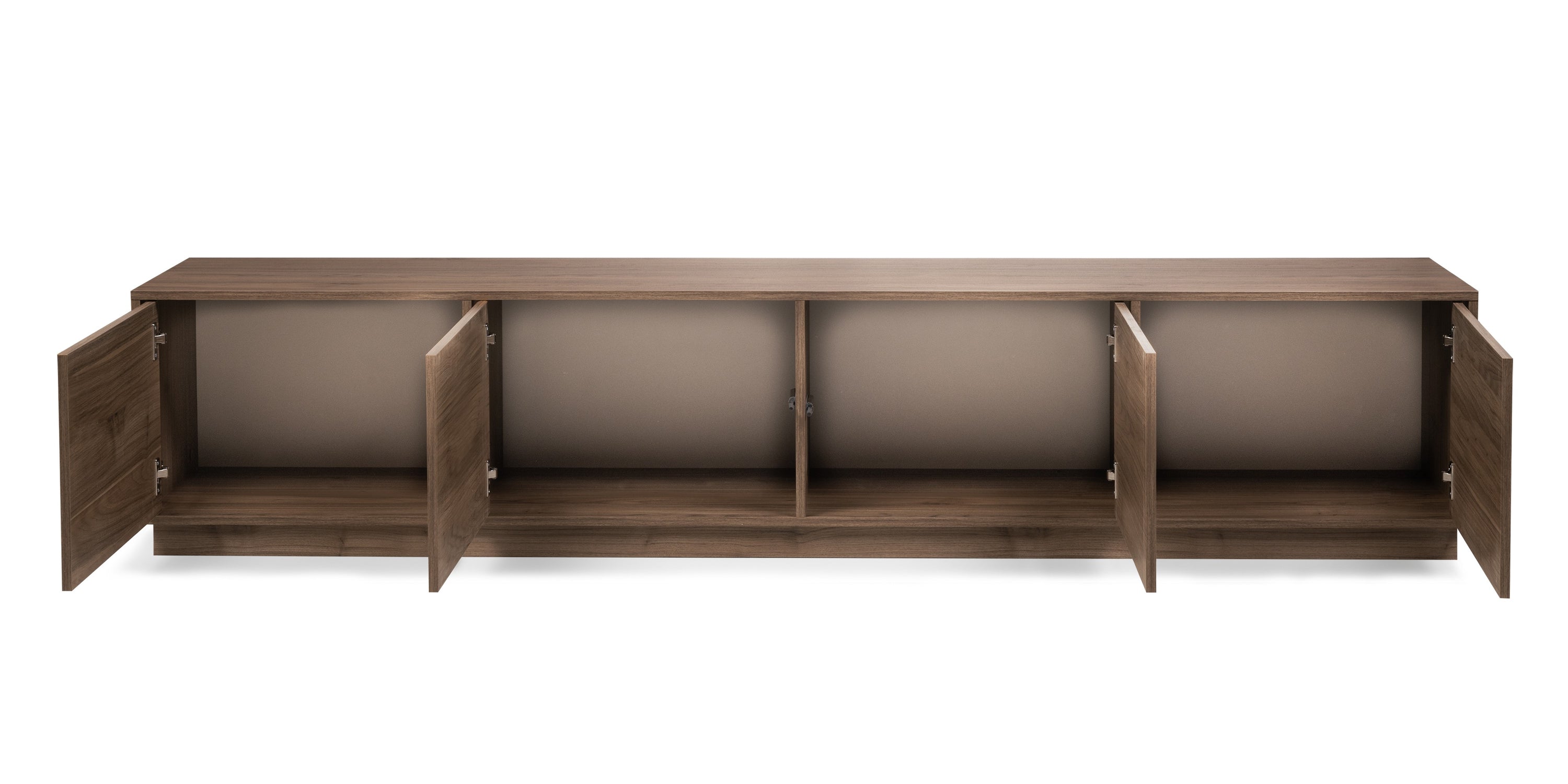 TV cabinet GENIAL, royal walnut, 220 cm