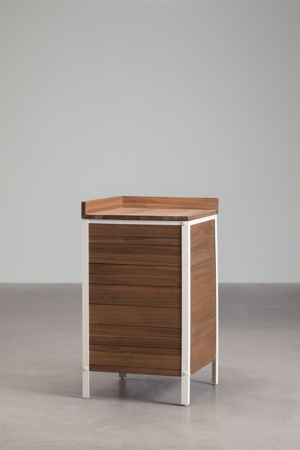 Corner module CULINARO, acacia wood