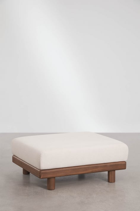 Outdoor Pouf-Table COSMO, Gardenia White