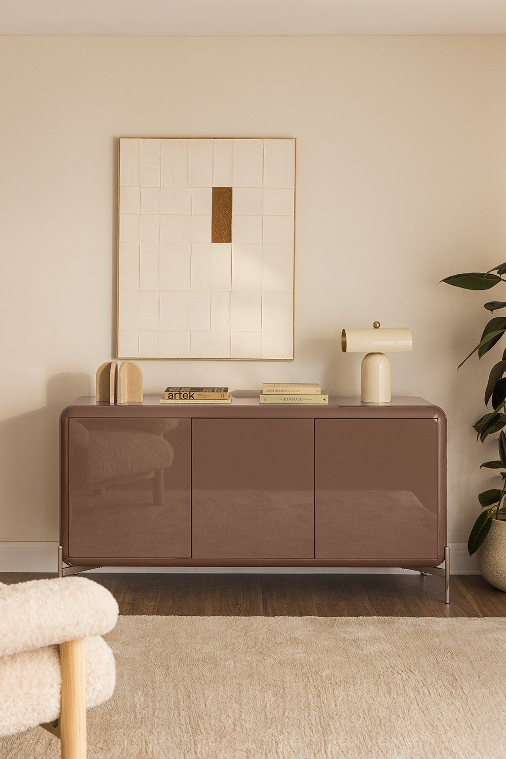 Komoda ADEMUA, MDF blizgi