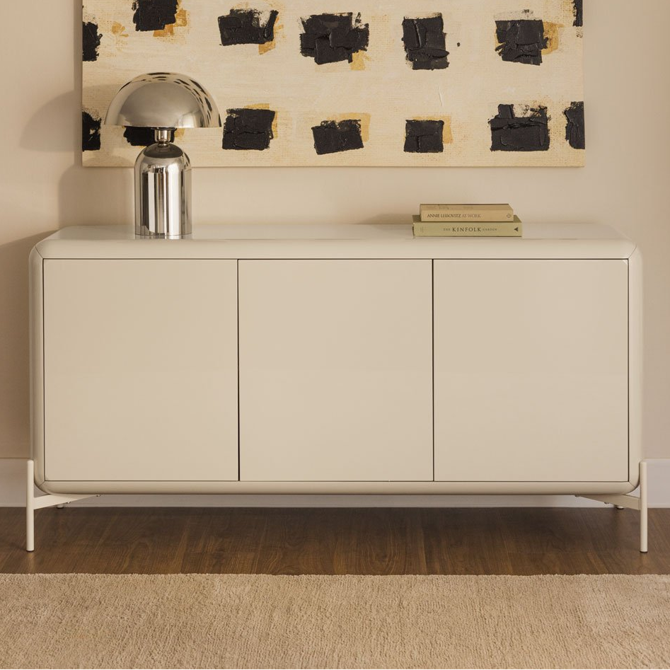 Komoda ADEMUA, balta MDF