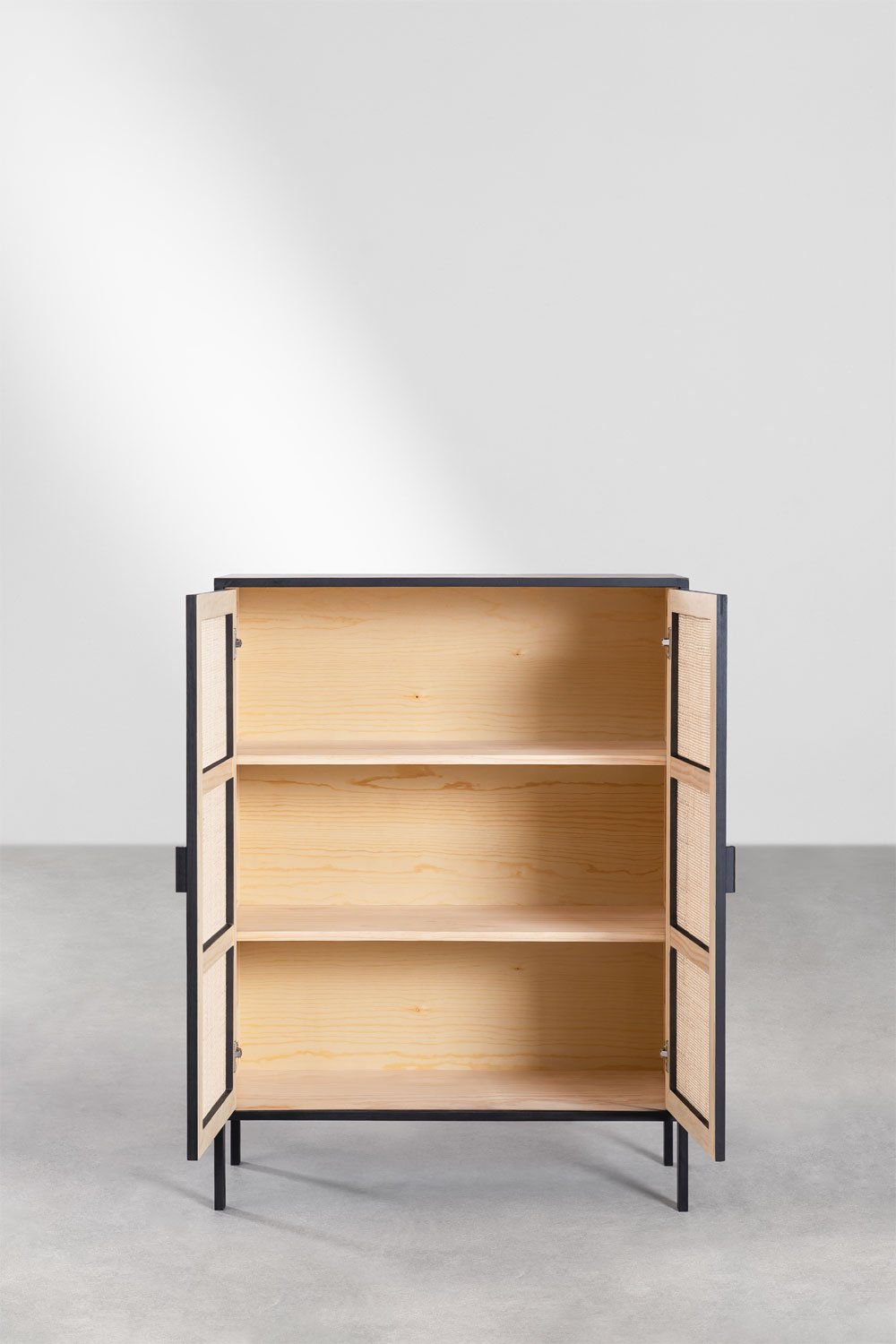 Komoda RSARE, ratanas ir pušis