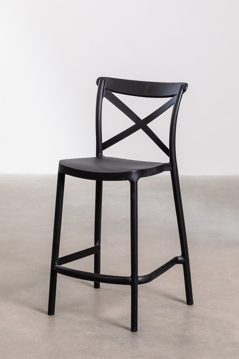Baro kėdė FERRO, juoda, 65 cm