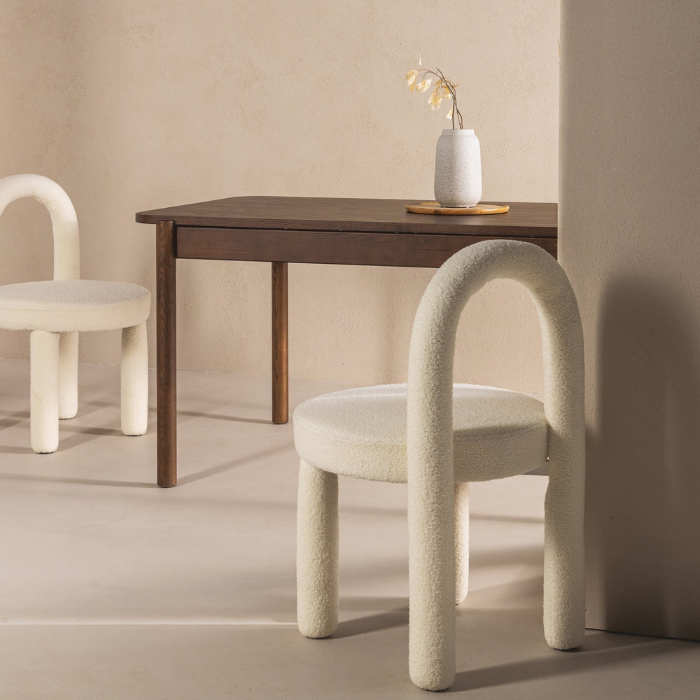 Dining chair GELATO, beech, ecru