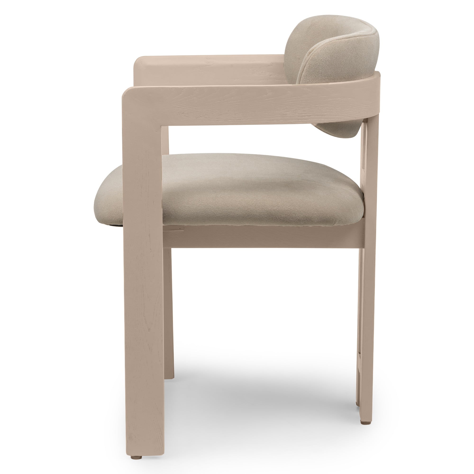 Dining chair ONDINE, brownish-red/ash