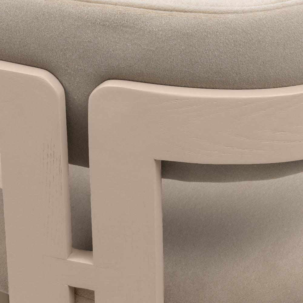 Dining chair ONDINE, brownish-red/ash