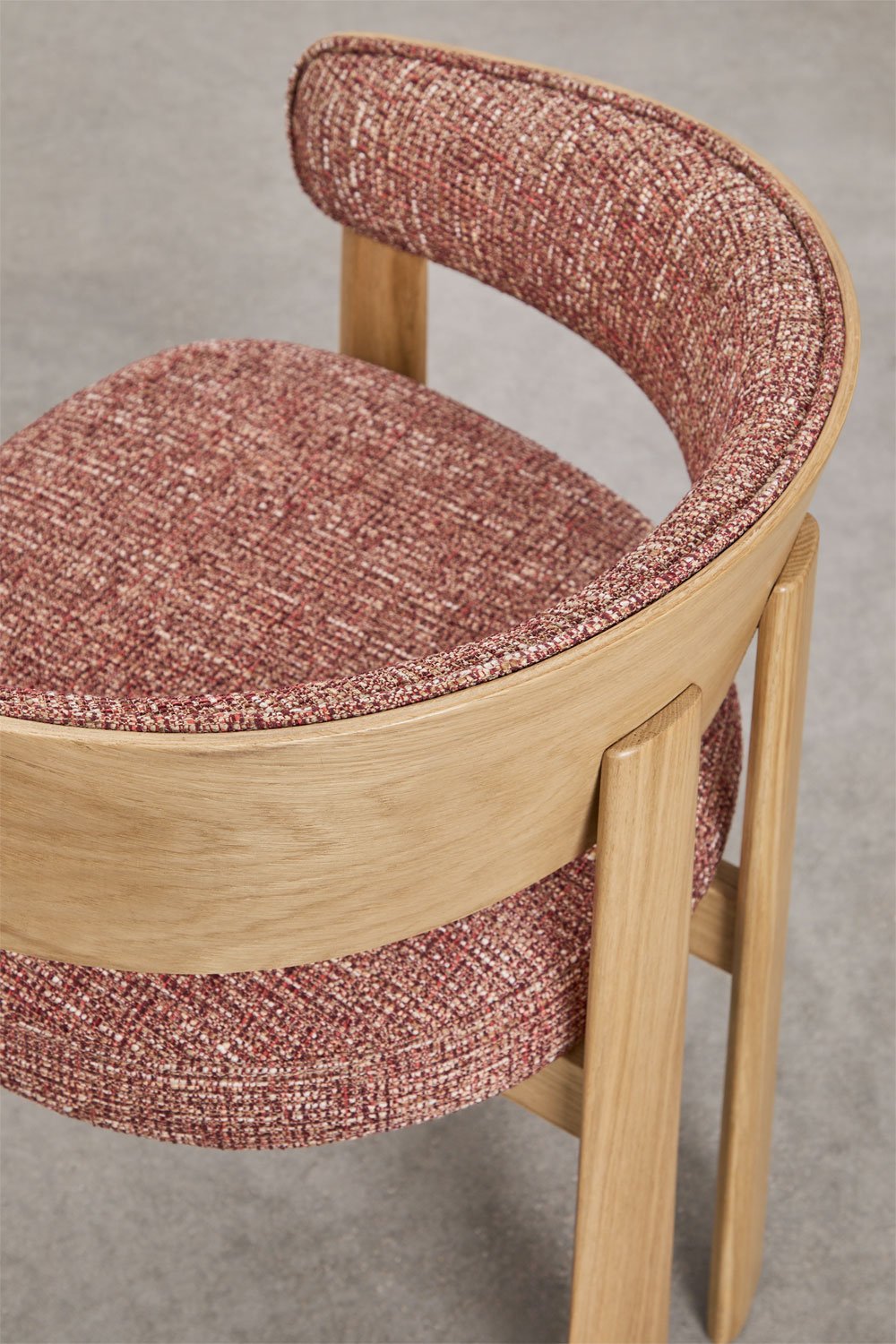 Kėdė OLENA, bouclé Red Roof spalva