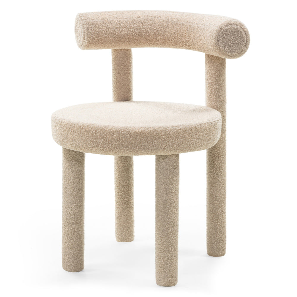 Dining chair PLISSE 2.0, beech, sand