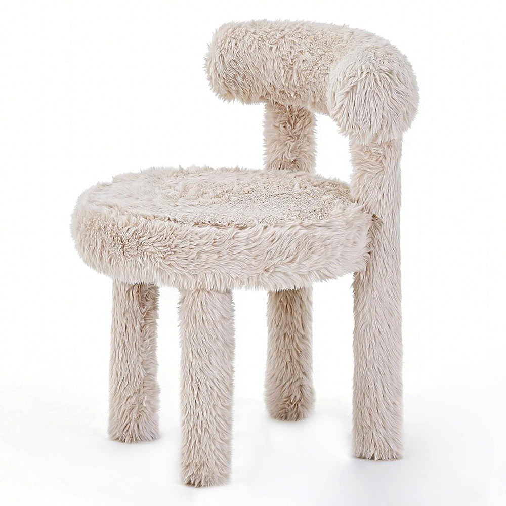Dining Chair PLISSE 2.0, light beige
