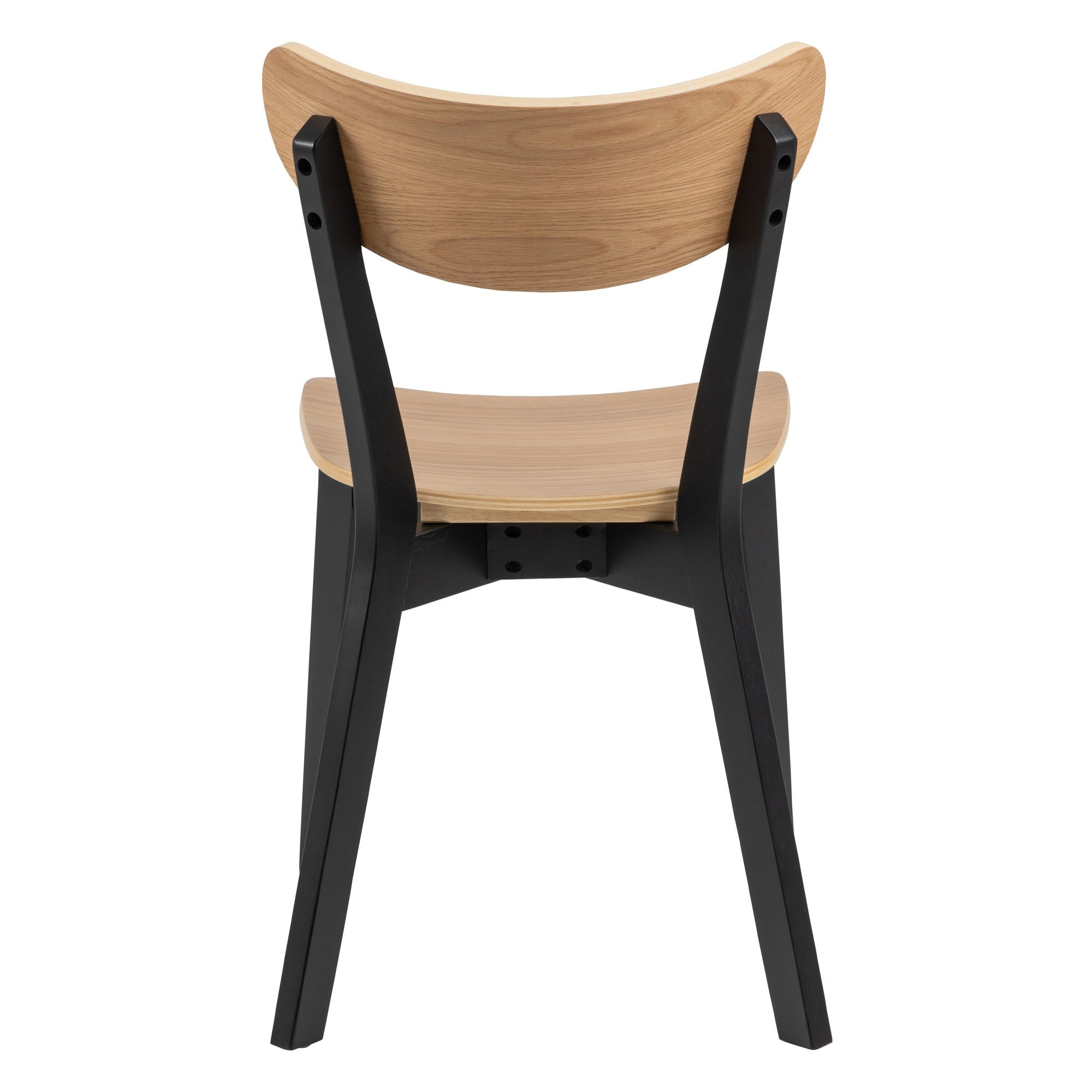 Dining chair SOURIS, black/oak