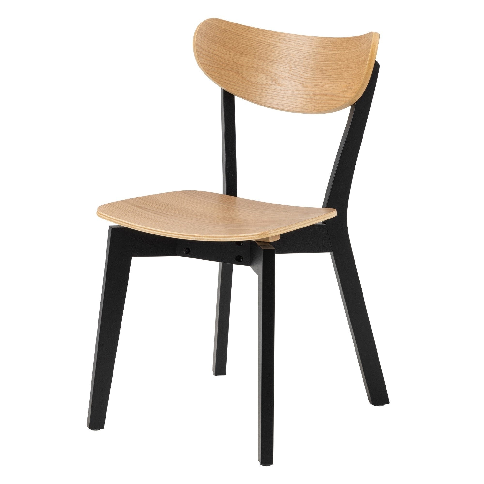Dining chair SOURIS, black/oak