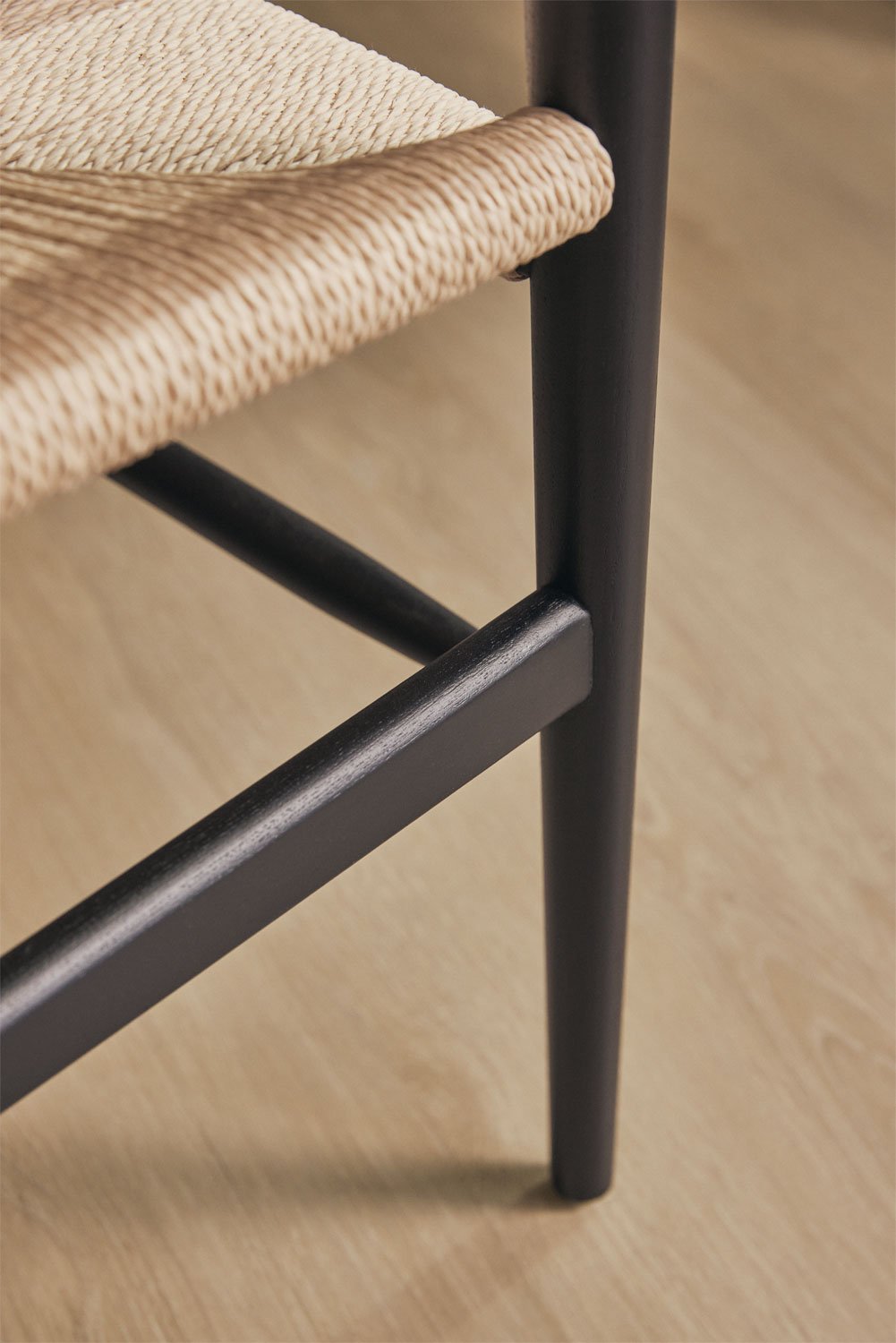 Valgomojo kėdė EILISH, juodo uosio medžio