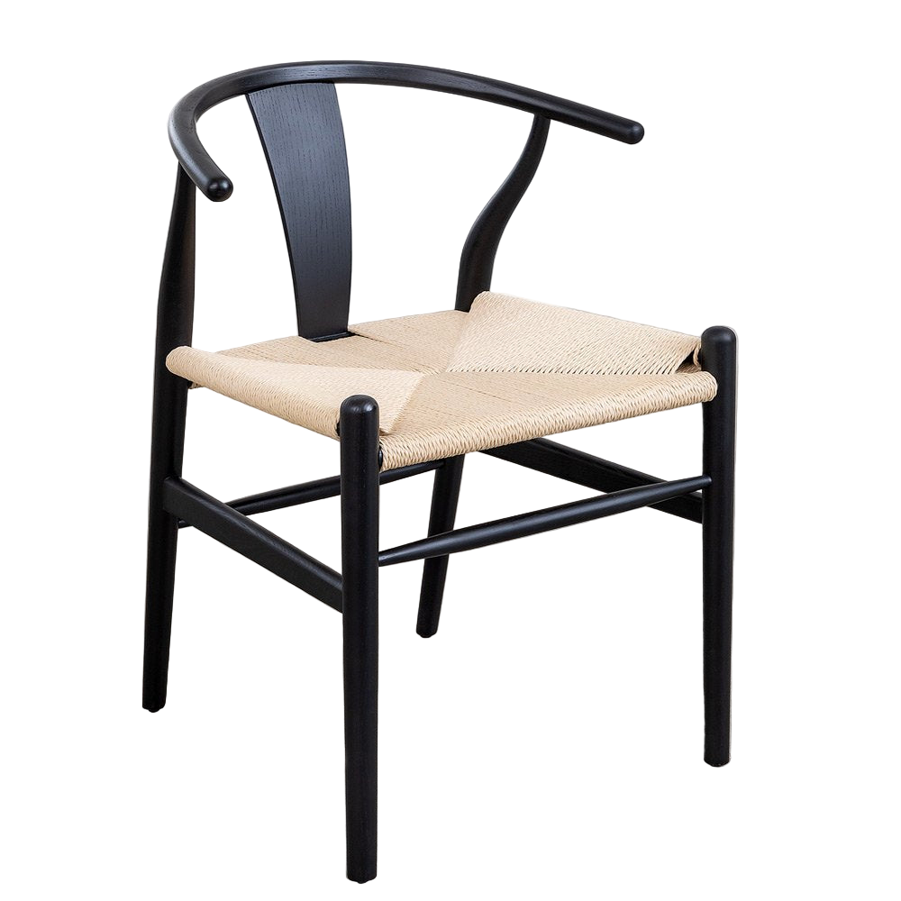 Valgomojo kėdė EILISH, juodo uosio medžio