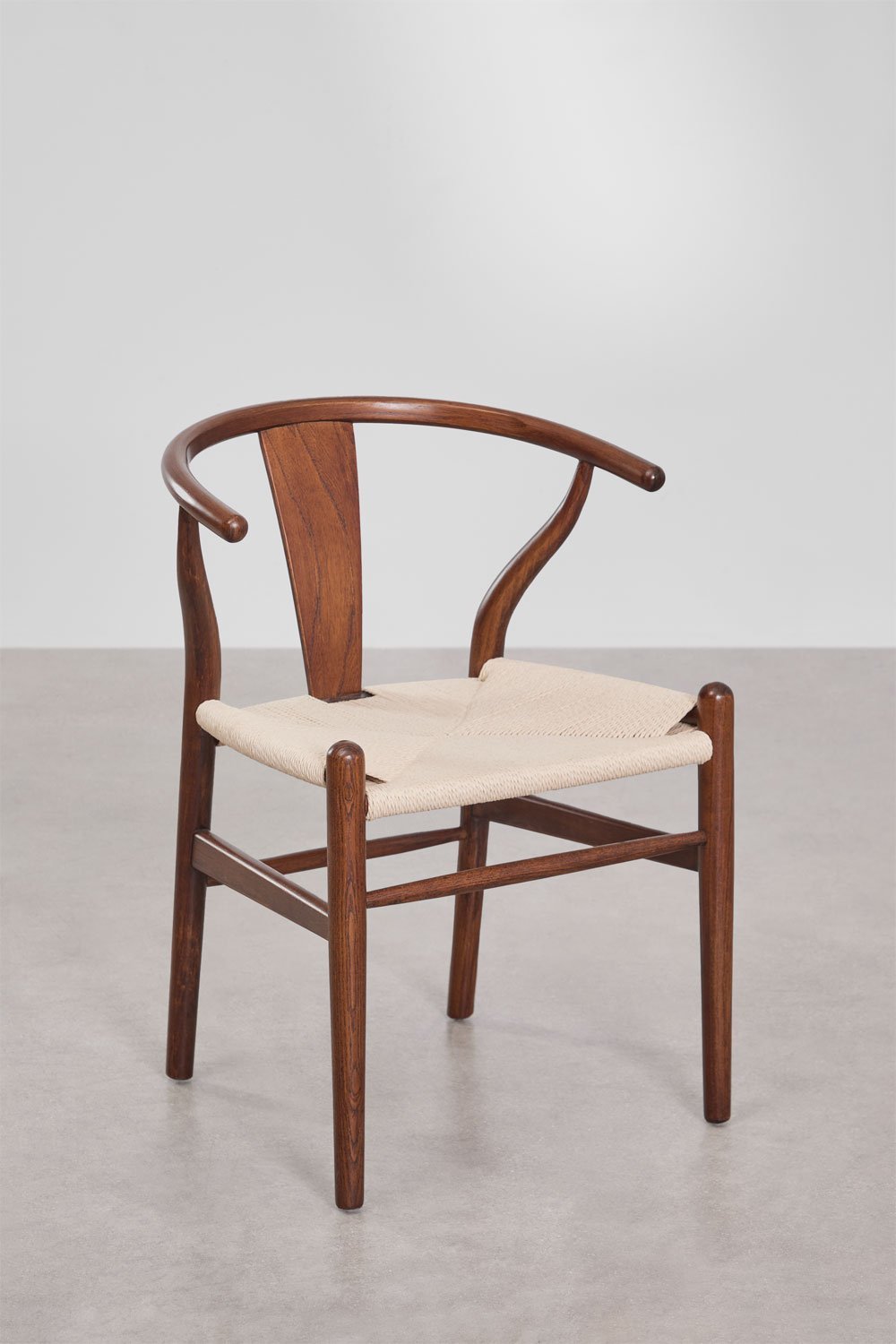 Valgomojo kėdė EILISH, tamsaus uosio medžio