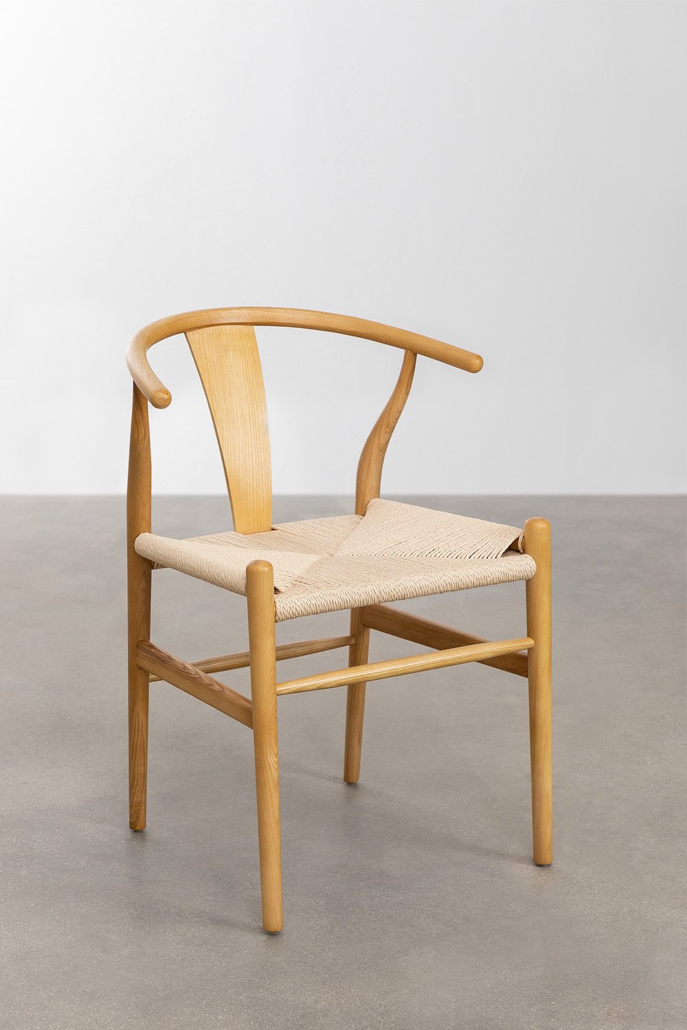 Valgomojo kėdė EILISH, natūralaus uosio medžio