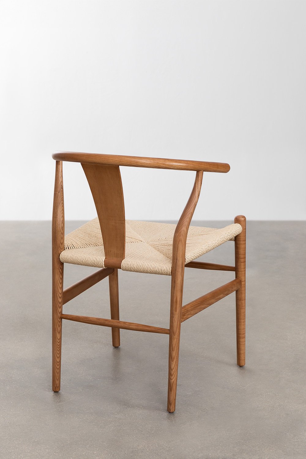 Valgomojo kėdė EILISH, pilkai rudo uosio medžio