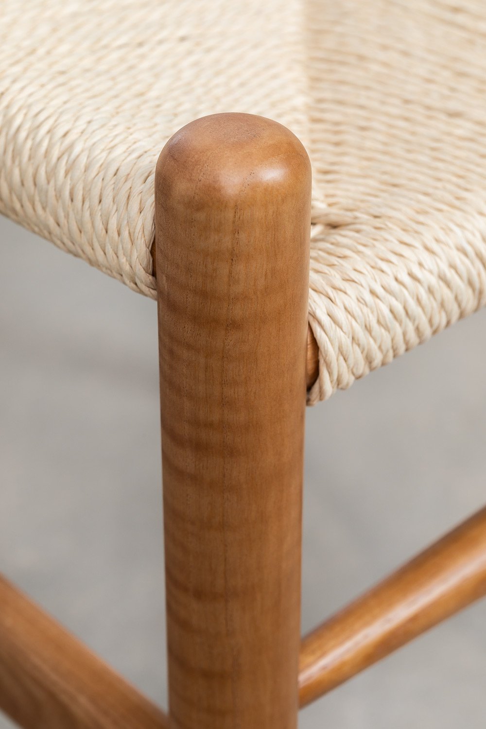 Valgomojo kėdė EILISH, pilkai rudo uosio medžio