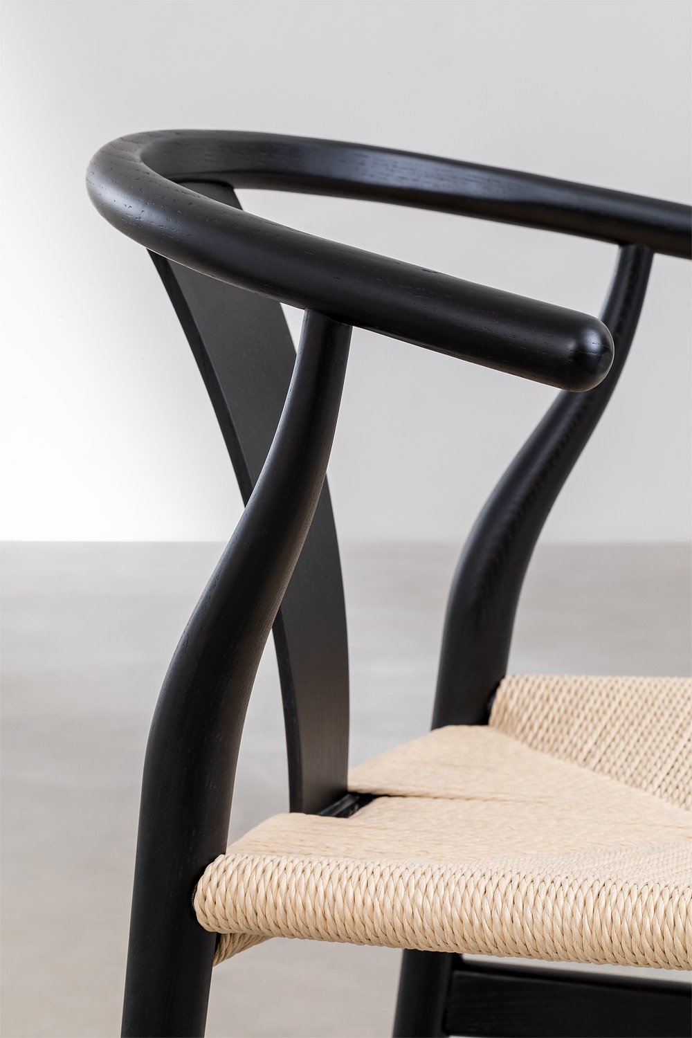 Valgomojo kėdė EILISH, juodo uosio medžio