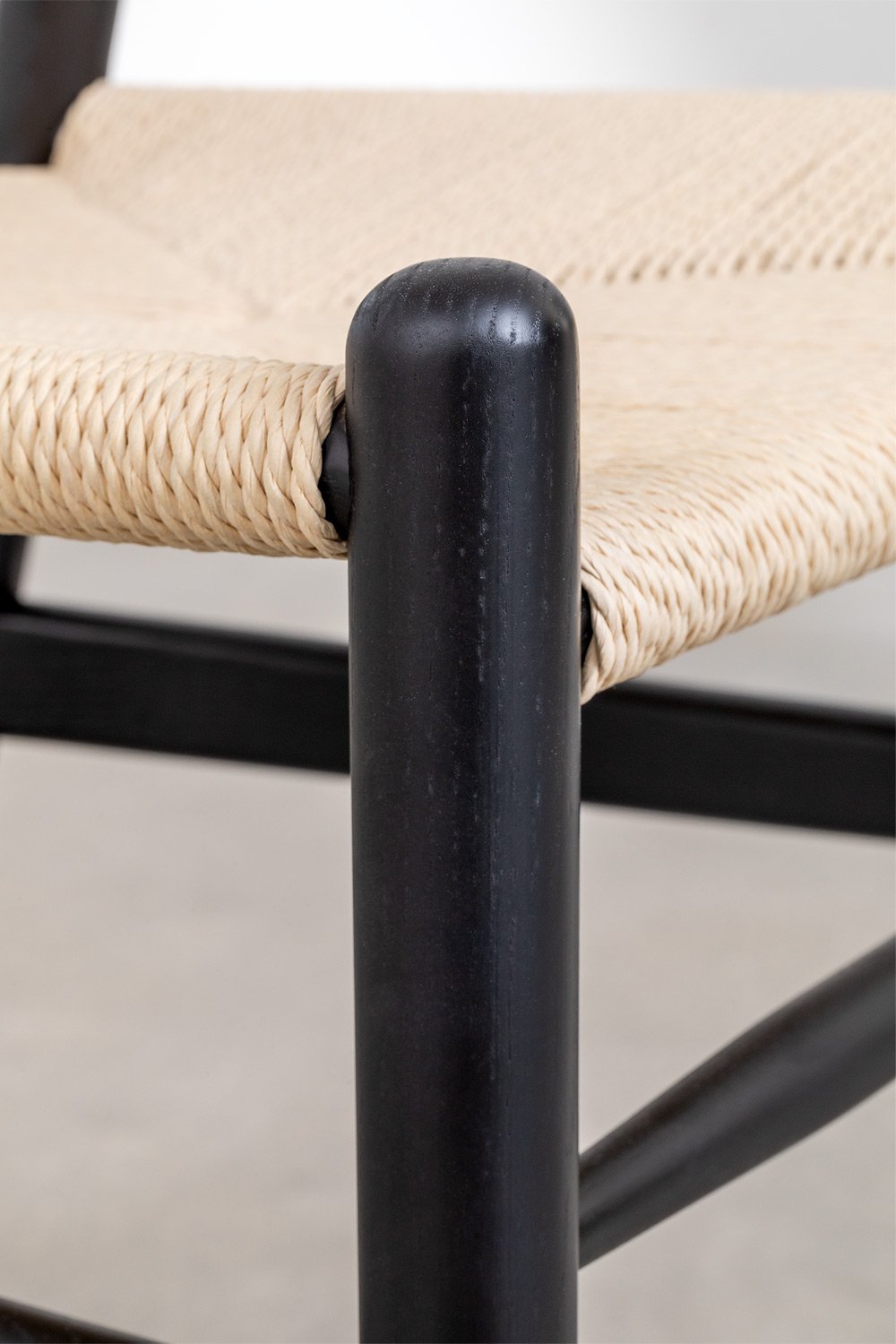 Valgomojo kėdė EILISH, juodo uosio medžio