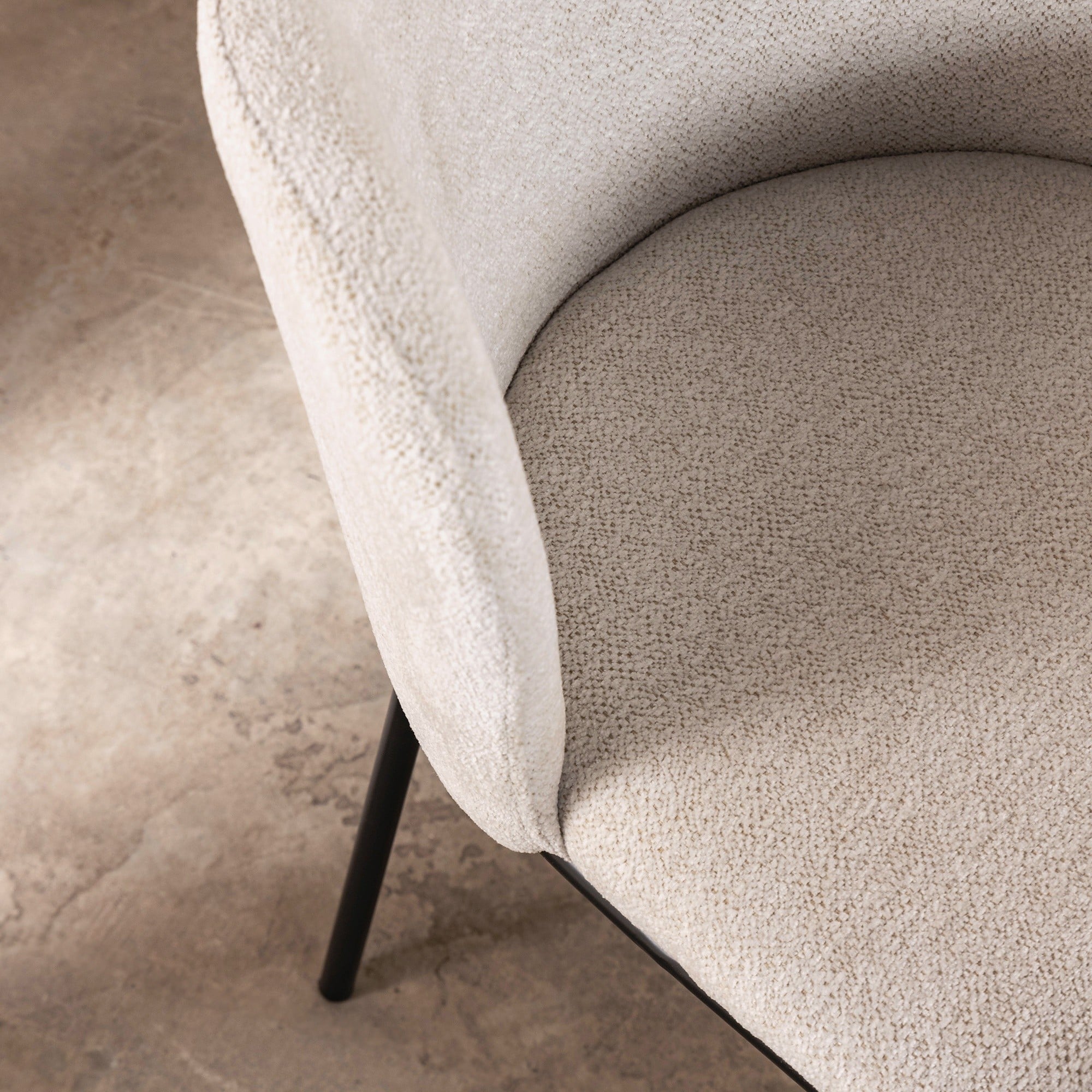 Dining chair CLORIN, ecru