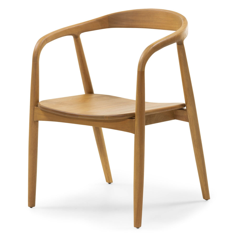 Chair LISTEL, mahogany, natural