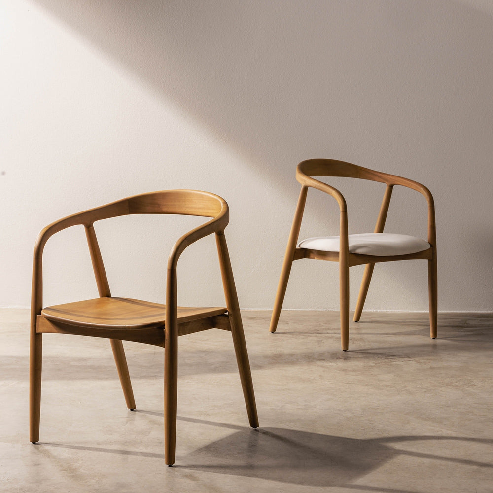 Chair LISTEL, mahogany, natural