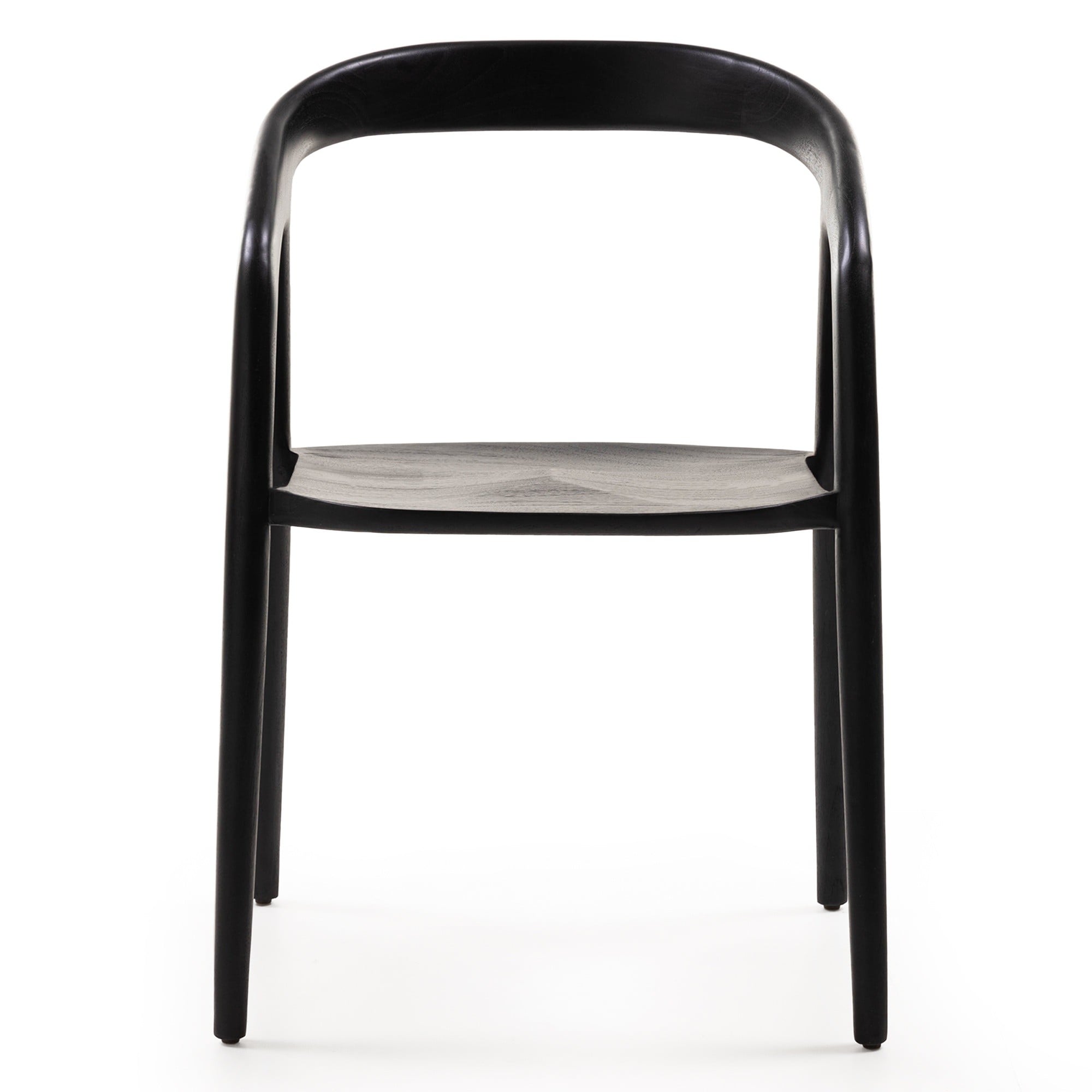 Chair TORCHE, teak, black
