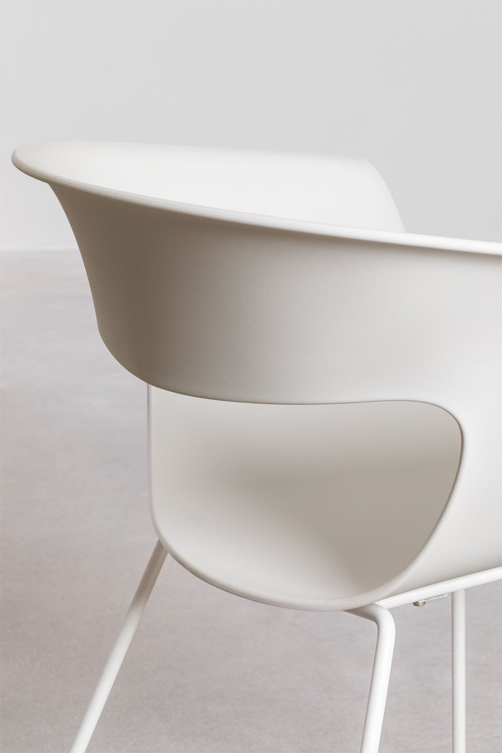 Outdoor chair BRAVO, White grey