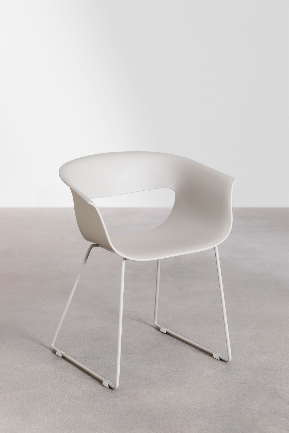 Outdoor chair BRAVO, White grey