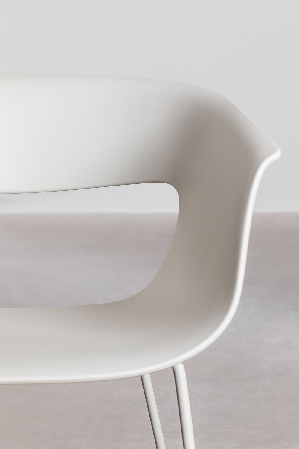 Outdoor chair BRAVO, White grey