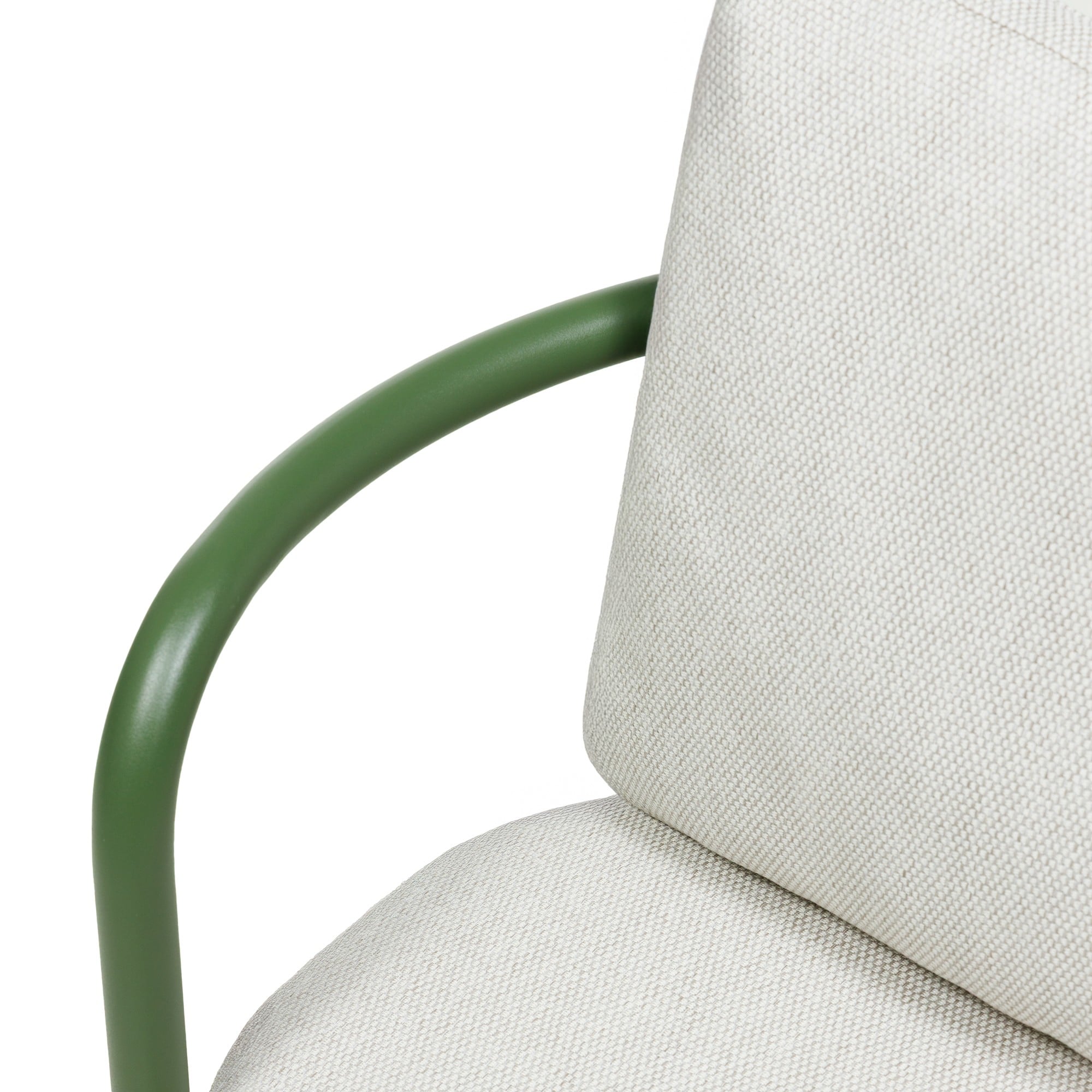 Outdoor chair ALERO, aluminum, green