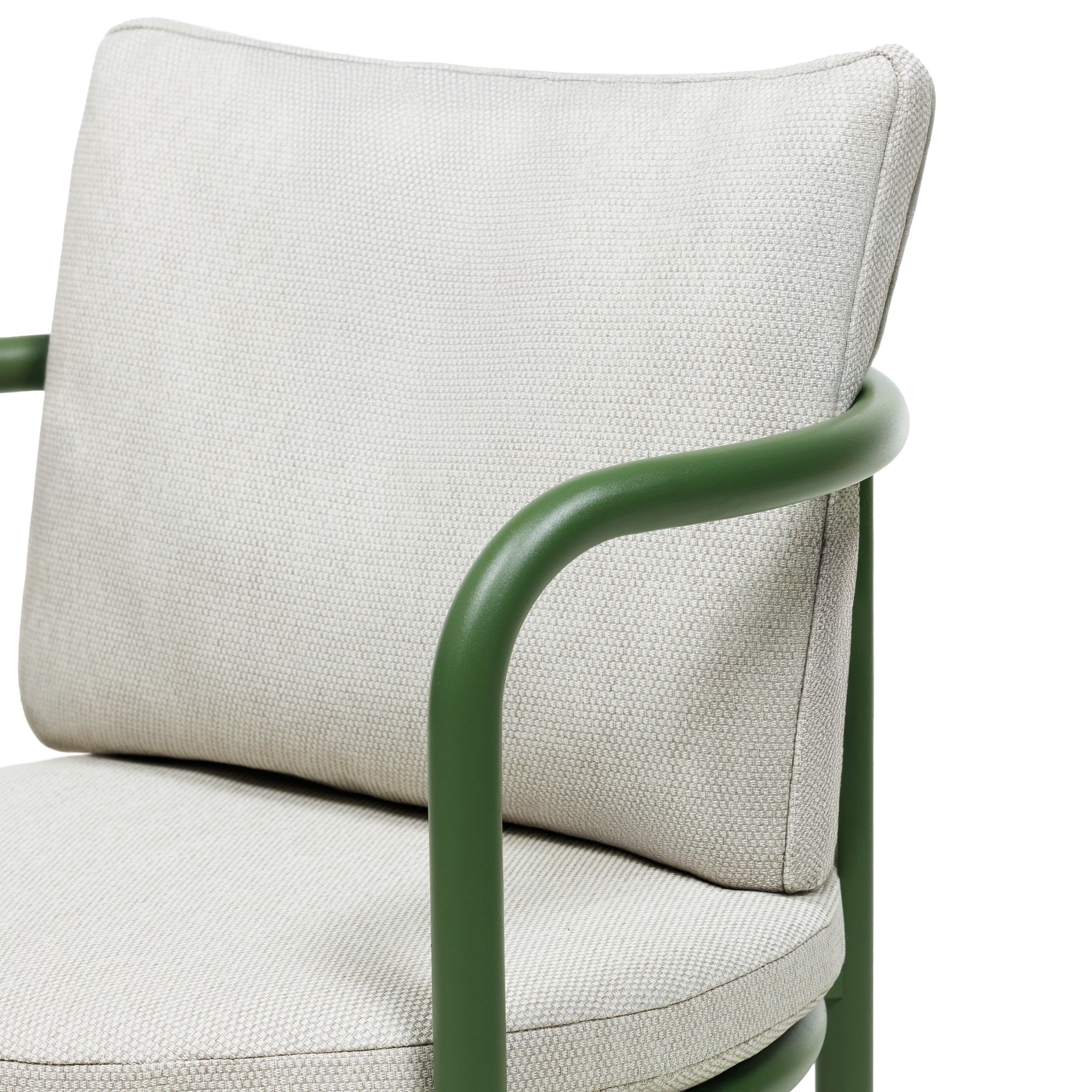 Outdoor chair ALERO, aluminum, green