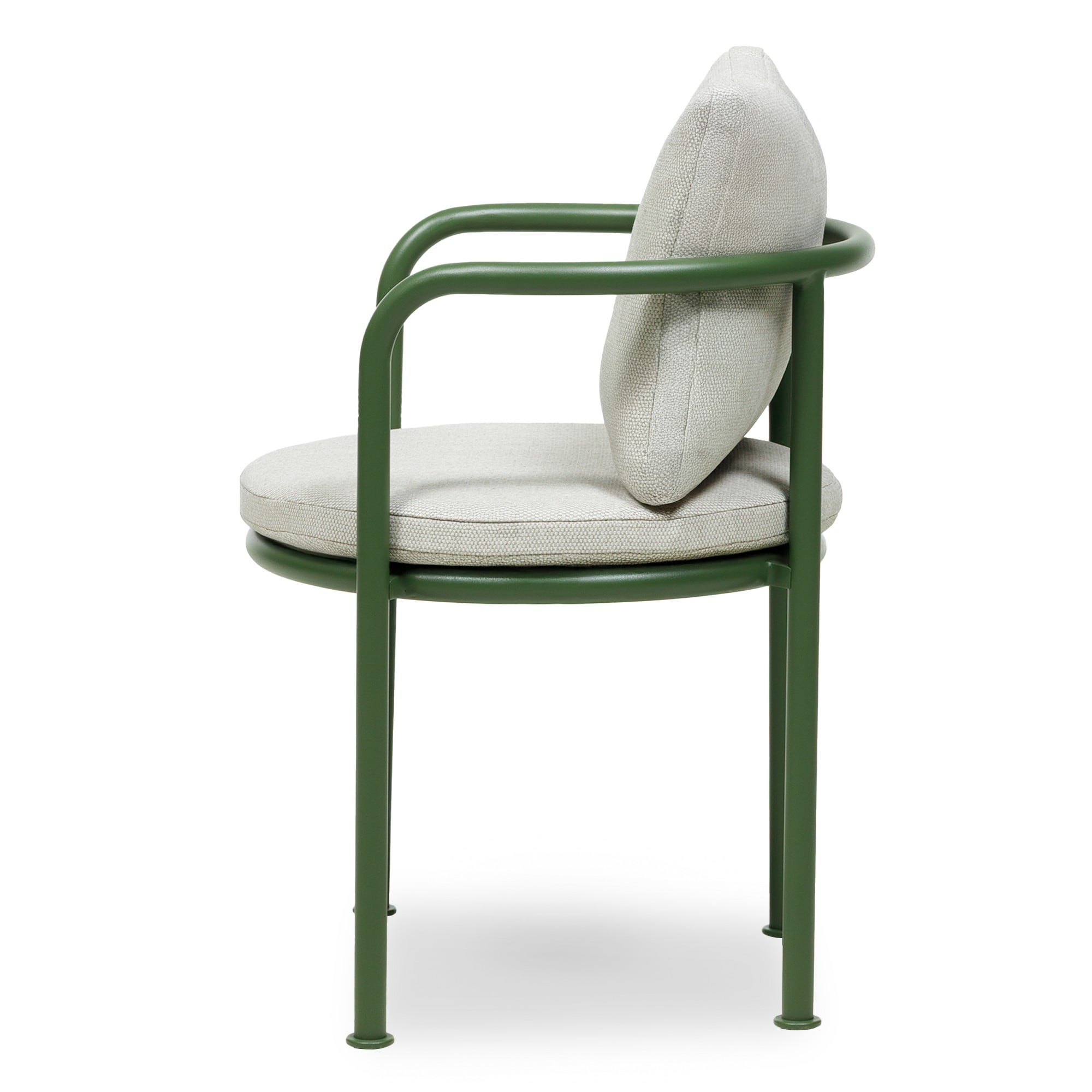 Outdoor chair ALERO, aluminum, green