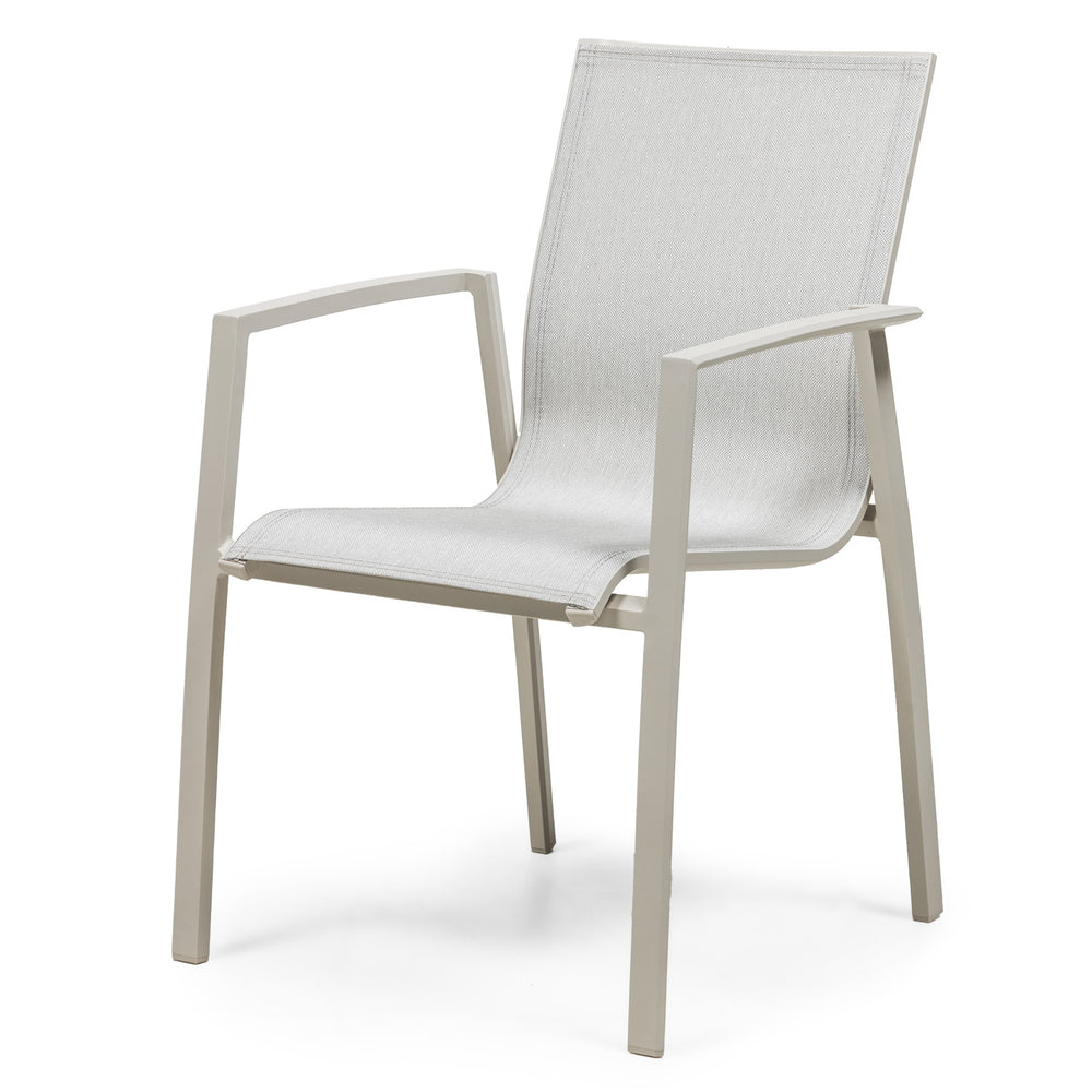Outdoor chair CASINO, aluminum, sand