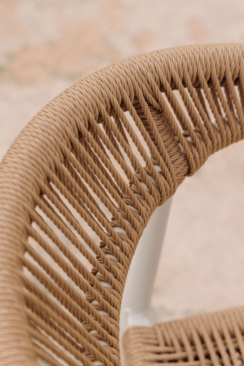 Outdoor chair LEON, Gardenia white